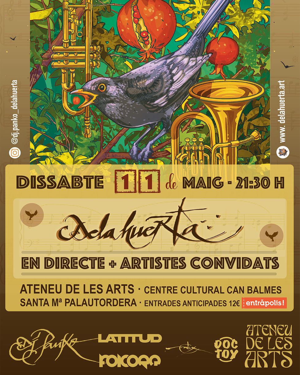 Delahuerta Live show – Saturday 11th of May (Montseny / Barcelona)